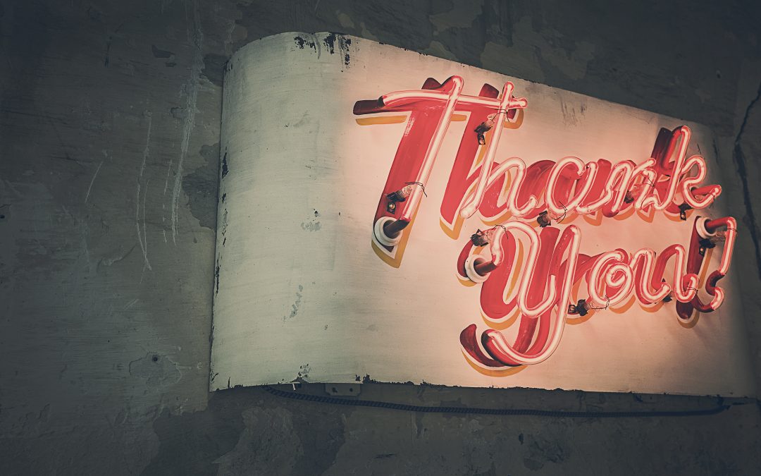 Thank you – It’s Just Good Manners